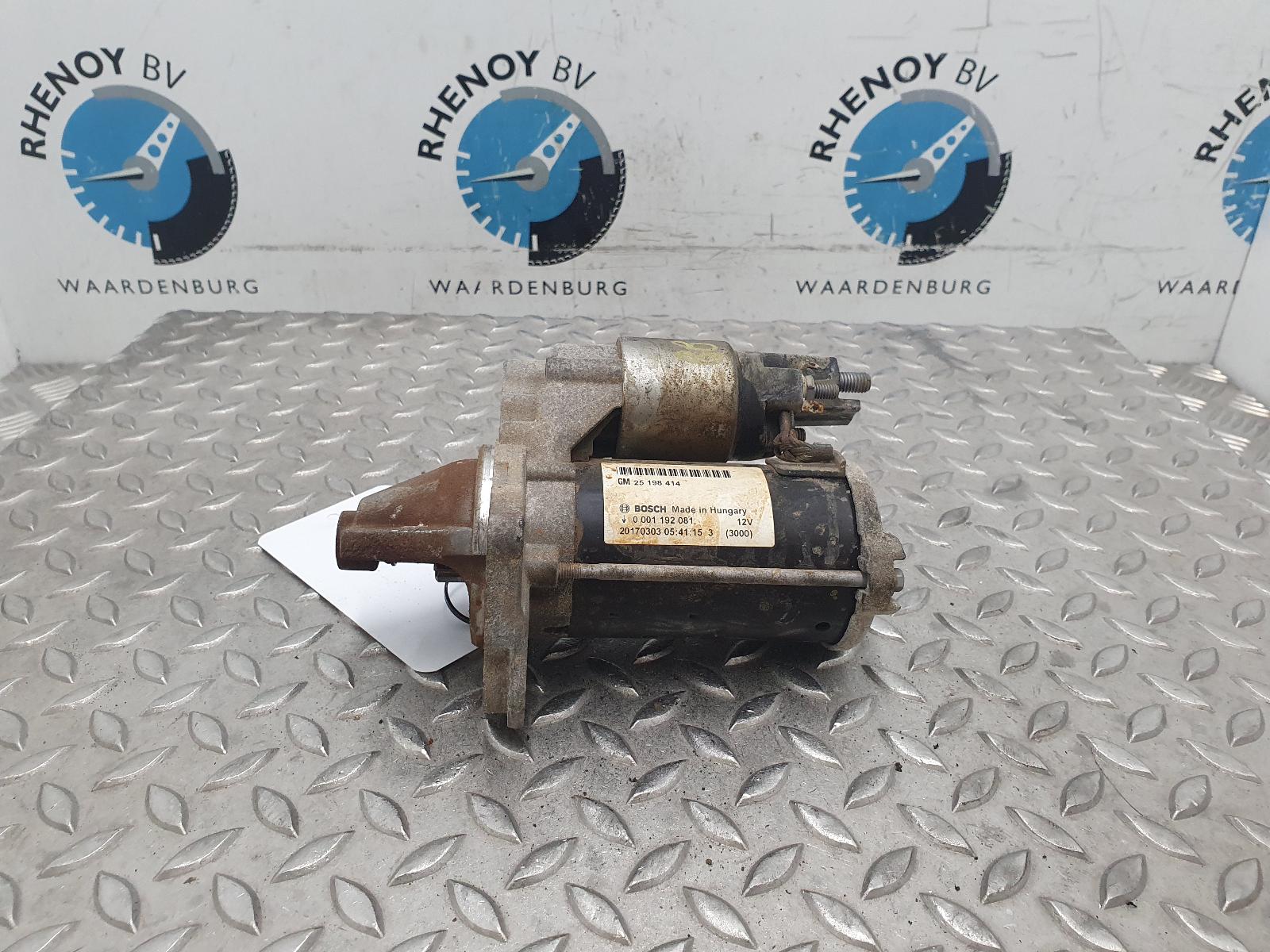 Bekijk Auto-onderdeel STARTMOTOR OPEL / VAUXHALL MOKKA 2017