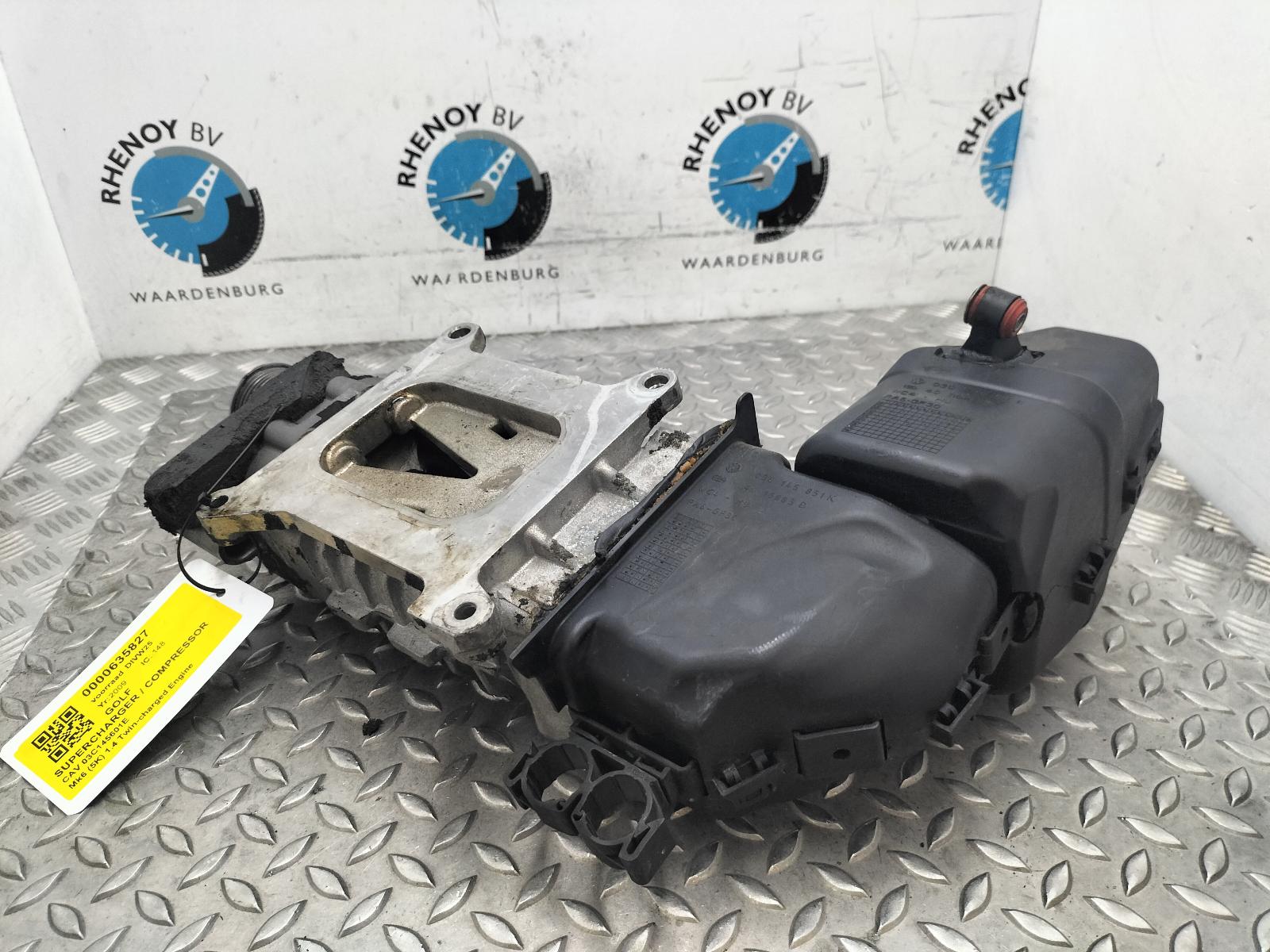 2009 VOLKSWAGEN GOLF SUPERCHARGER / COMPRESSOR View Auto part SUPERCHARGER / COMPRESSOR VOLKSWAGEN GOLF 2009