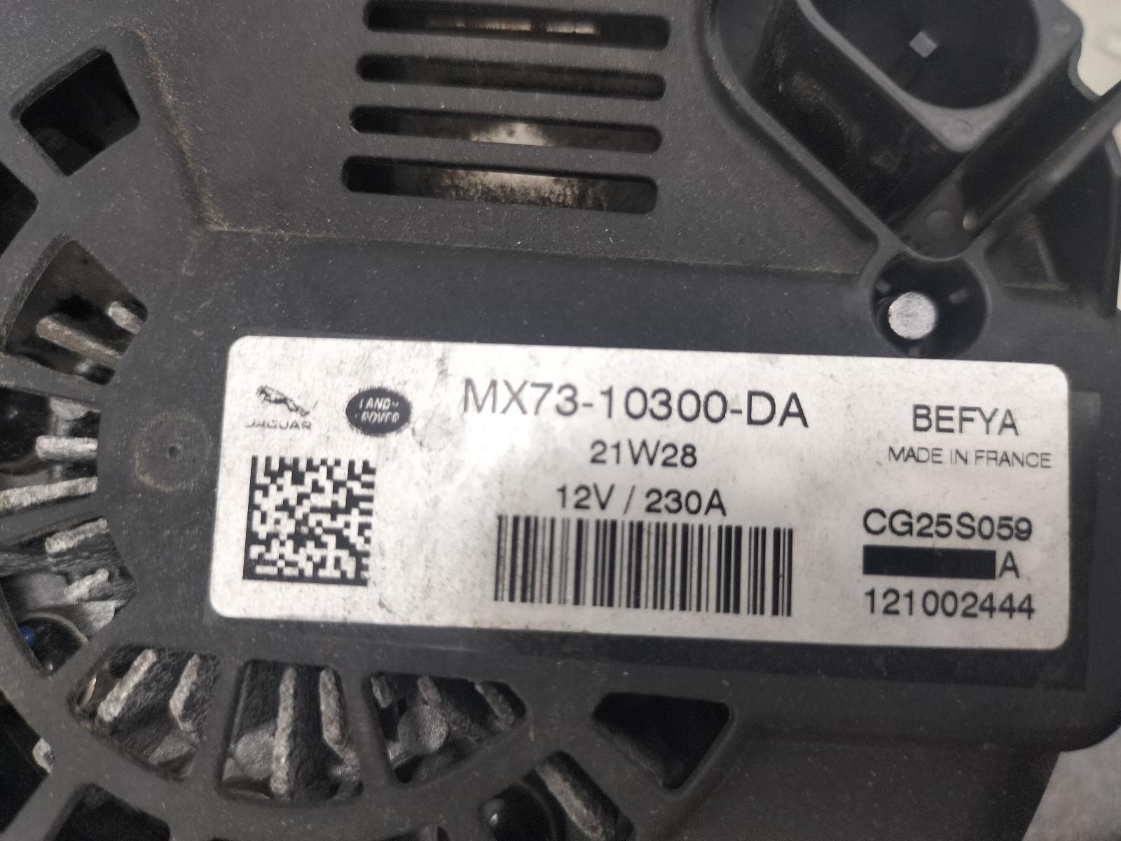 2017 LAND ROVER DISCOVERY SPORT DYNAMO View Auto part DYNAMO LAND ROVER DISCOVERY SPORT 2017
