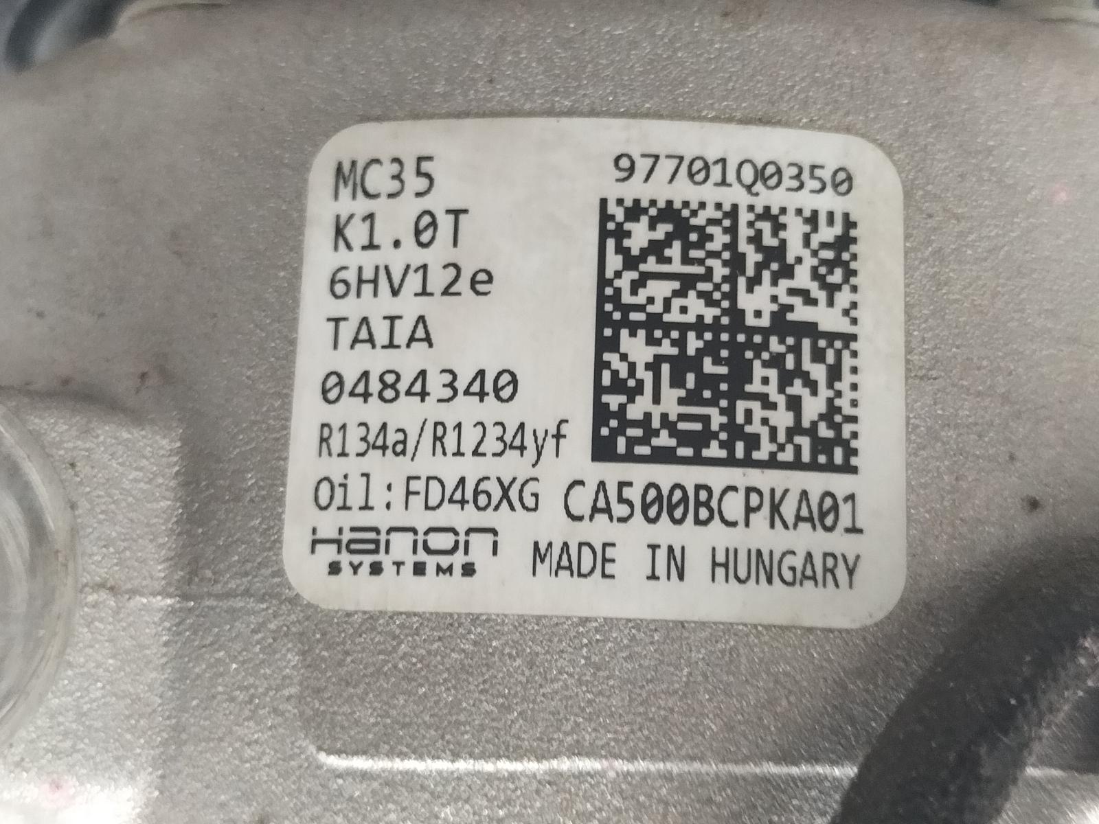 2020 KIA STONIC AIRCO COMPRESSOR / AIRCOPOMP View Auto part AIRCO COMPRESSOR / AIRCOPOMP KIA STONIC 2020