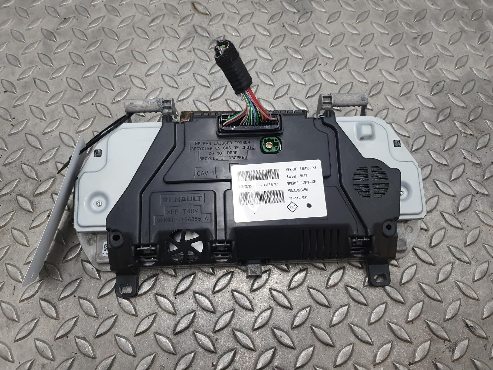 2021 RENAULT ZOE KLOKKENPANEEL View Auto part KLOKKENPANEEL RENAULT ZOE 2021