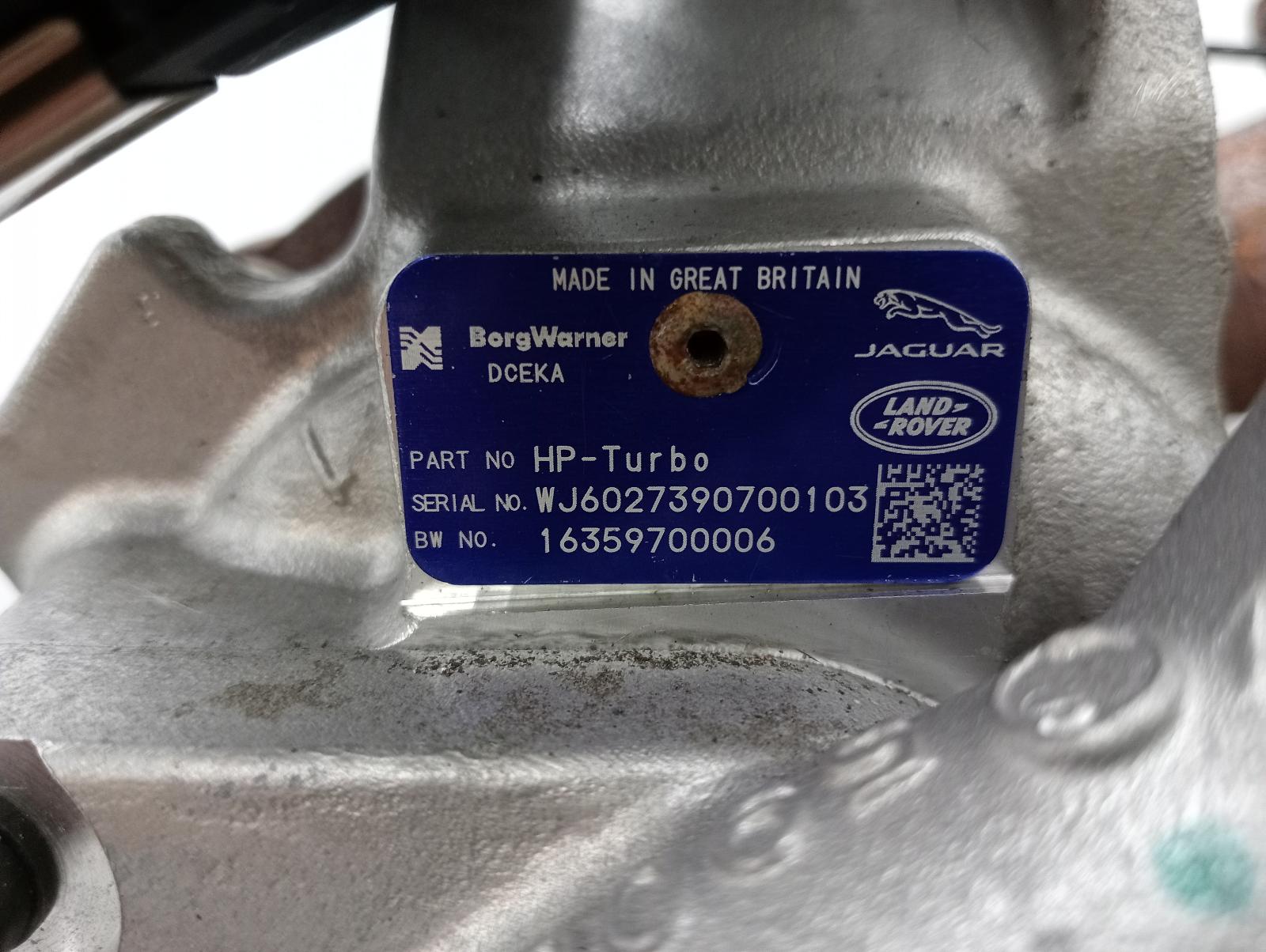 View Auto part TURBO LAND ROVER RANGE ROVER VELAR 2020