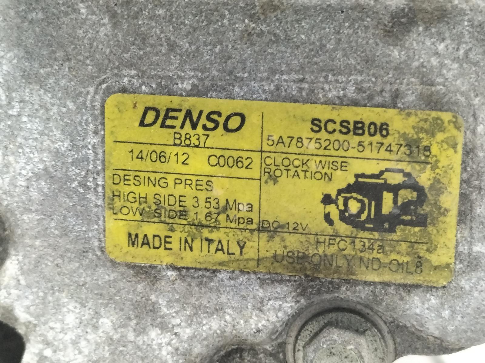 View Auto part AIRCO COMPRESSOR / AIRCOPOMP FIAT 500 2012