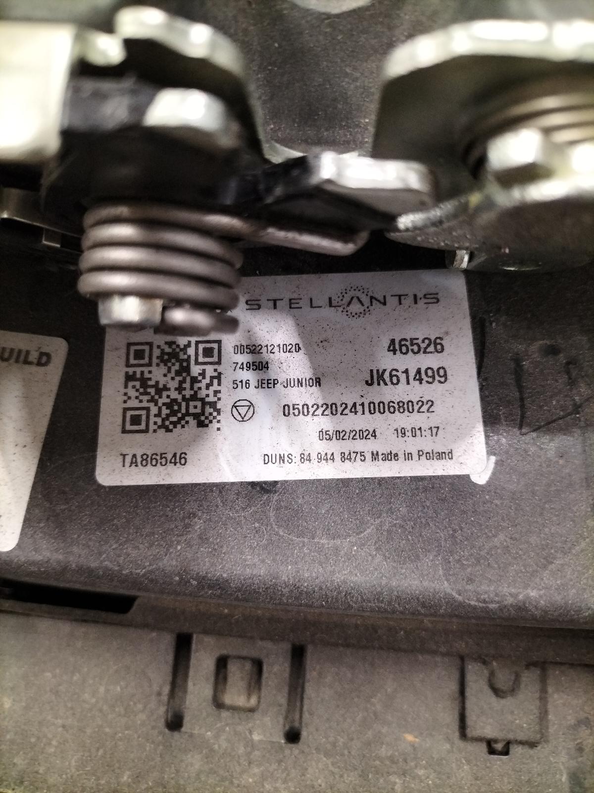 2024 JEEP AVENGER VOORKOP COMPLEET View Auto part VOORKOP COMPLEET JEEP AVENGER 2024
