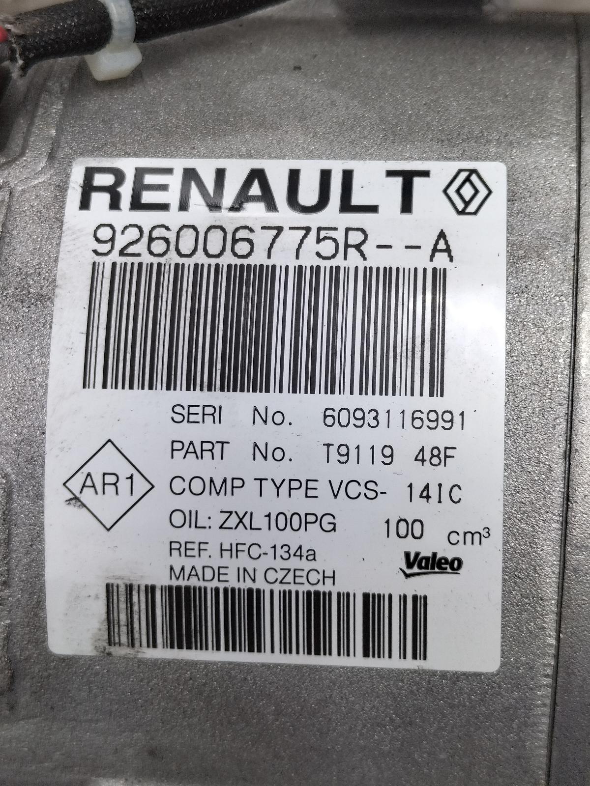 2016 DACIA SANDERO AIRCO COMPRESSOR / AIRCOPOMP View Auto part AIRCO COMPRESSOR / AIRCOPOMP DACIA SANDERO 2016