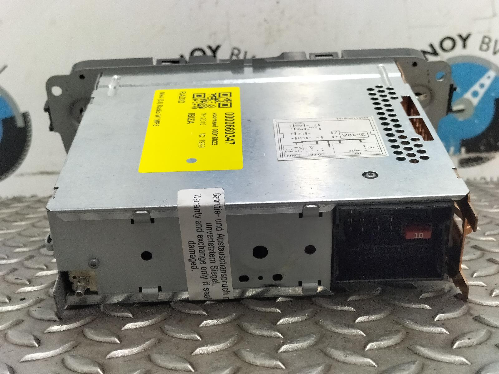 2010 SEAT IBIZA RADIO View Auto part RADIO SEAT IBIZA 2010