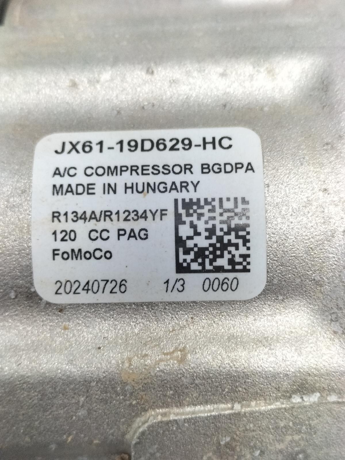 2024 FORD TOURNEO COURIER AIRCO COMPRESSOR / AIRCOPOMP View Auto part AIRCO COMPRESSOR / AIRCOPOMP FORD TOURNEO COURIER 2024