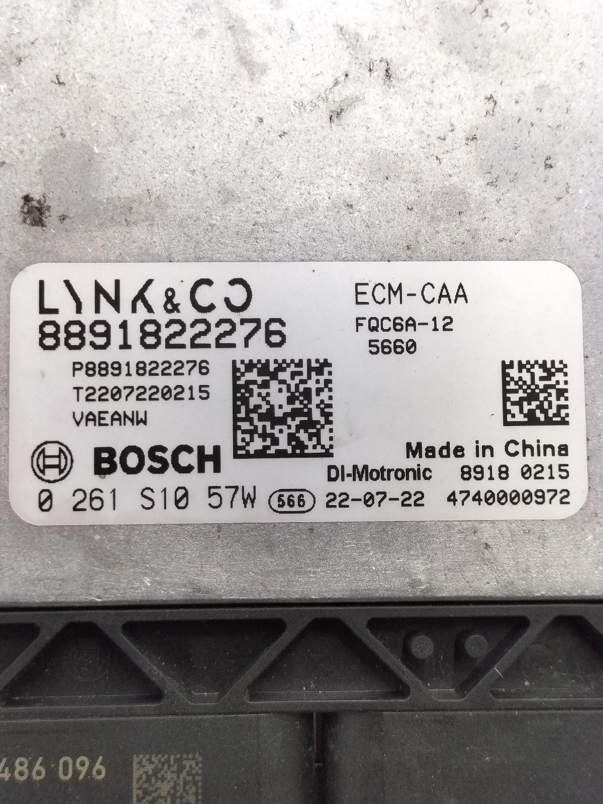 2023 LYNK AND CO 01 COMPUTER ECU View Auto part COMPUTER ECU LYNK AND CO 01 2023