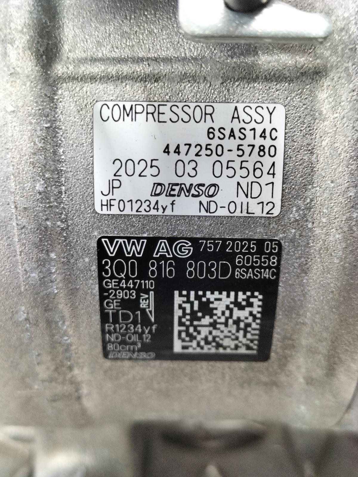 2025 FORD TRANSIT CONNECT AIRCO COMPRESSOR / AIRCOPOMP View Auto part AIRCO COMPRESSOR / AIRCOPOMP FORD TRANSIT CONNECT 2025