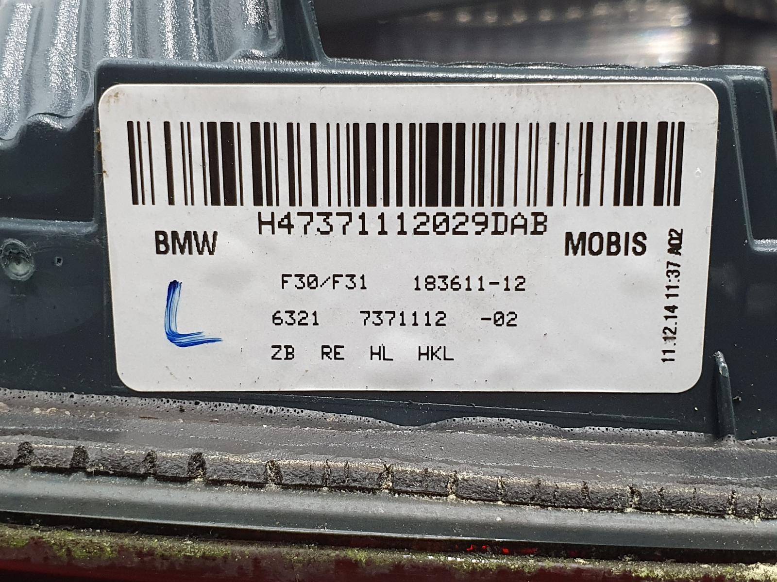 2015 BMW 3 SERIES ACHTERLICHT R View Auto part ACHTERLICHT R BMW 3 SERIES 2015