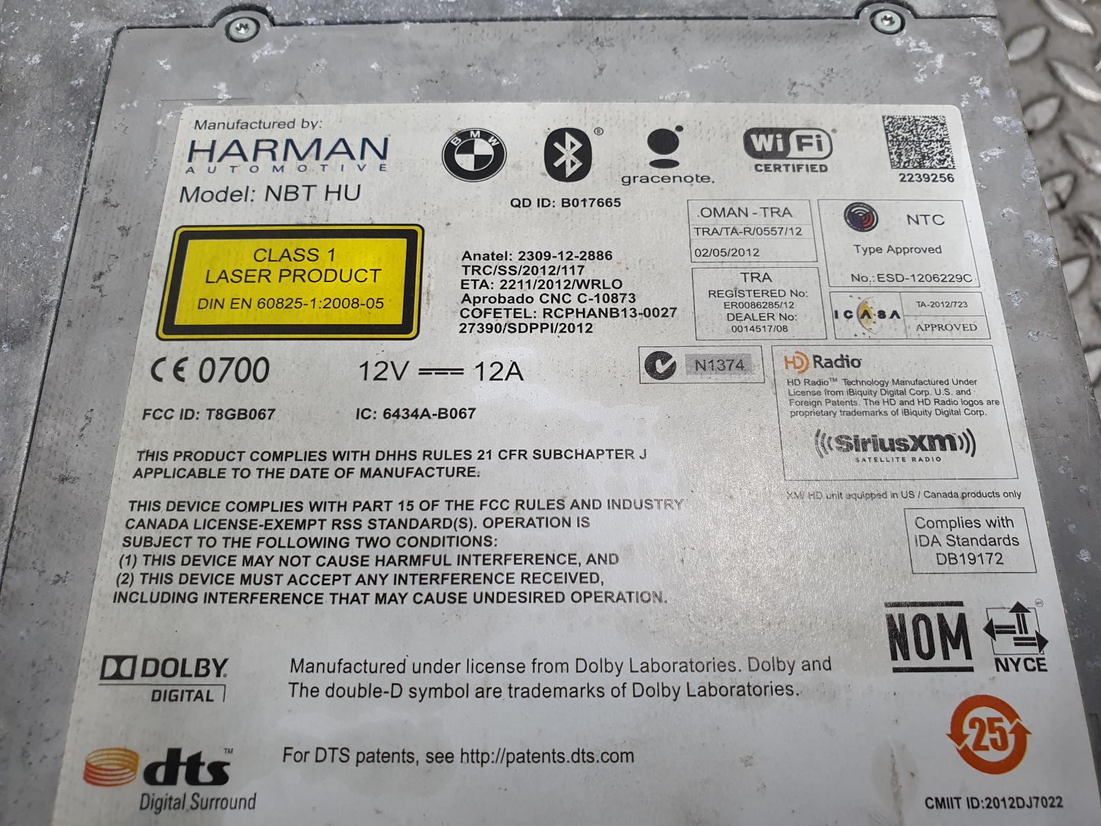 View Auto part NAVIGATIE BMW 3 SERIES 2015
