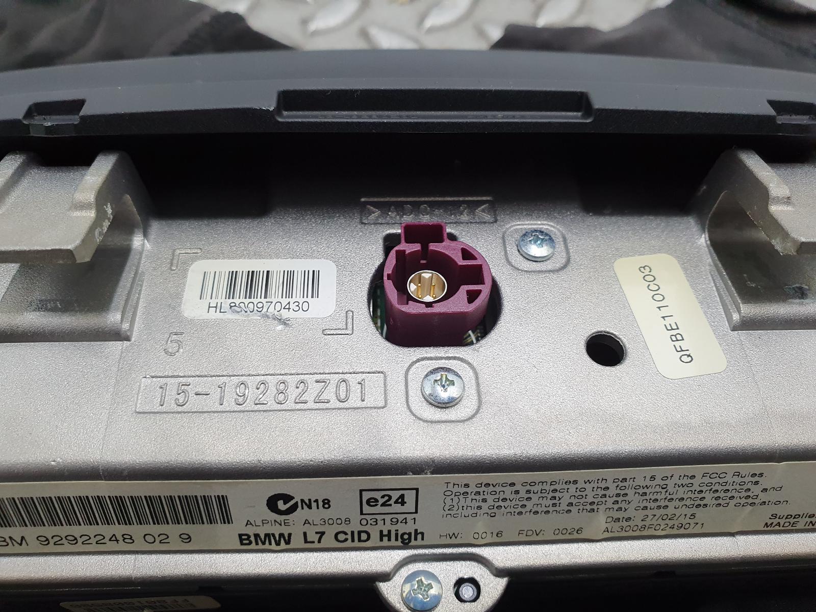 View Auto part NAVIGATIE BMW 3 SERIES 2015