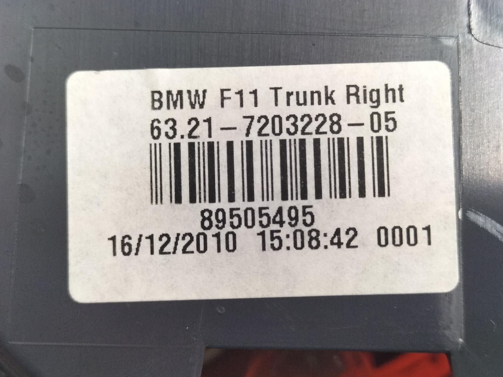 View Auto part ACHTERLICHT R BMW 5 SERIES 2011