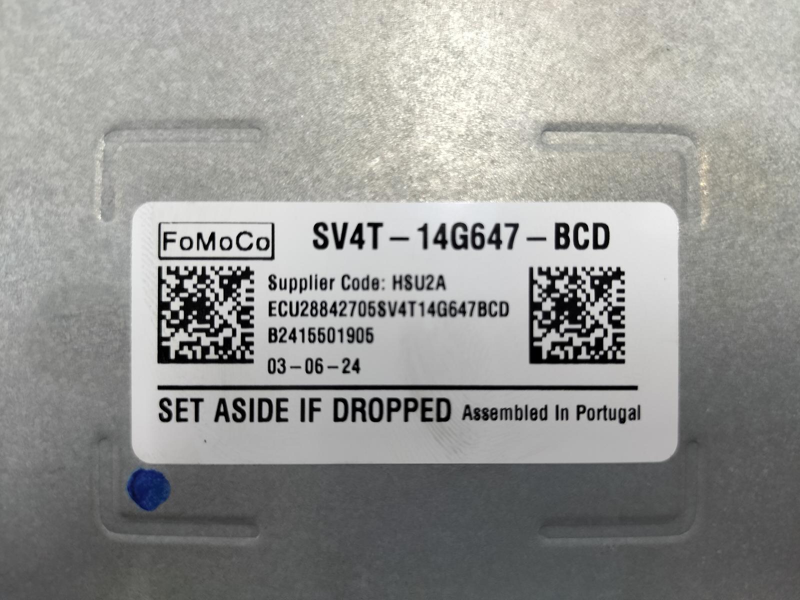 2024 FORD KUGA COMPUTER ECU View Auto part COMPUTER ECU FORD KUGA 2024