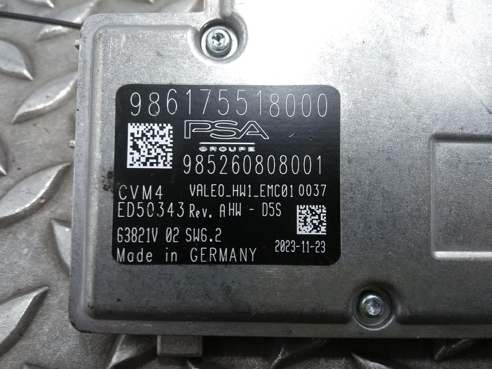 2024 PEUGEOT 408 CAMERA View Auto part CAMERA PEUGEOT 408 2024