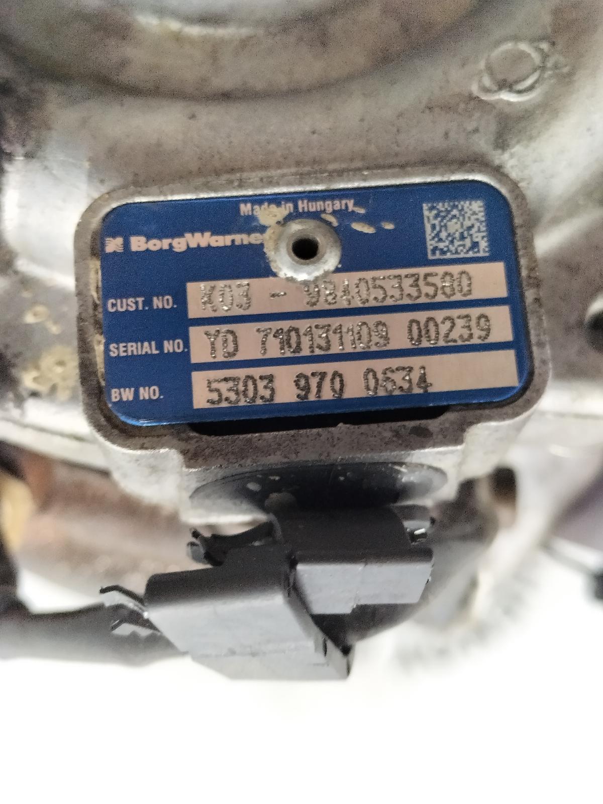 2022 FORD S MAX TURBO View Auto part TURBO FORD S MAX 2022