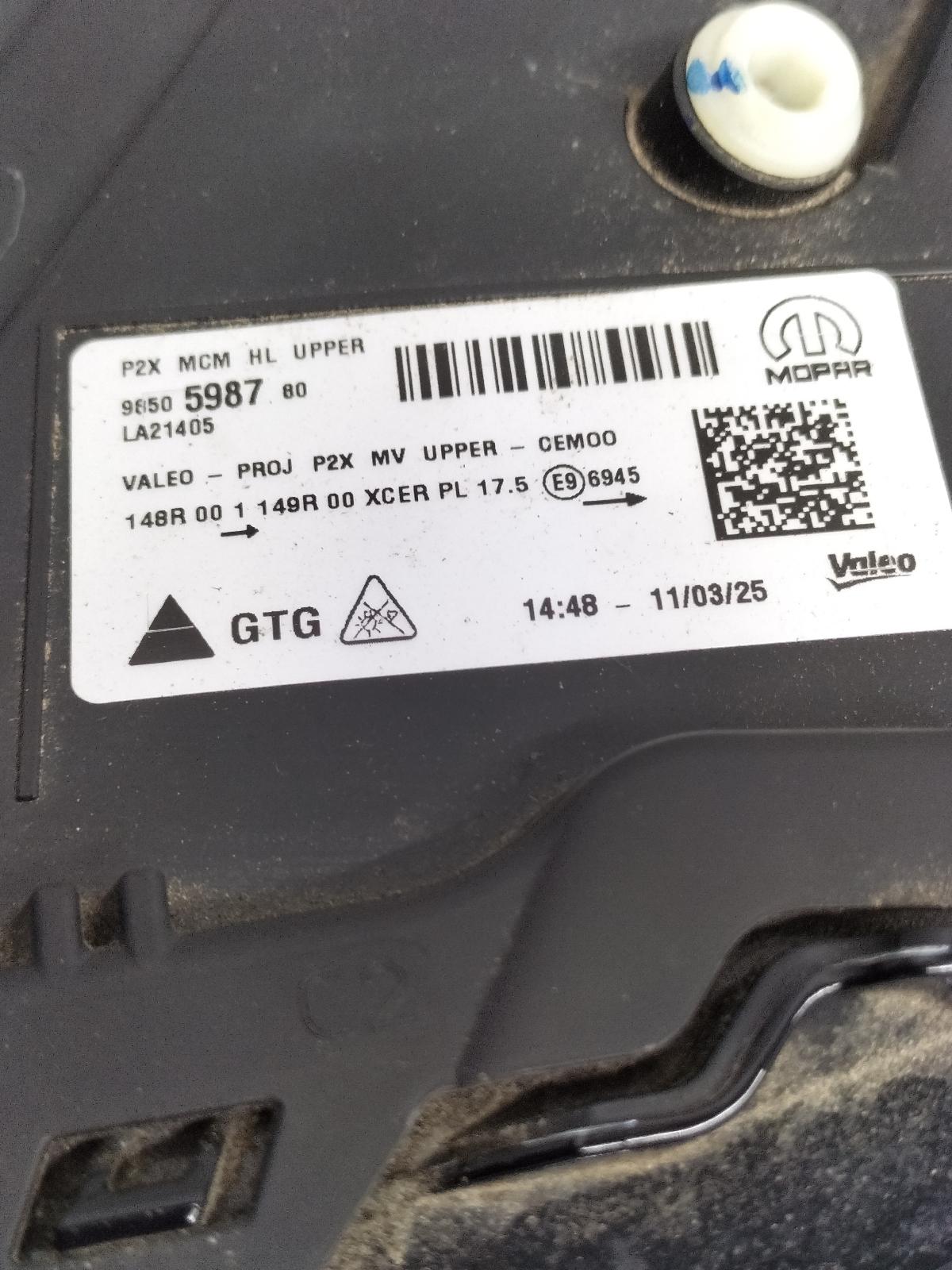 View Auto part KOPLAMP L PEUGEOT 208 2025