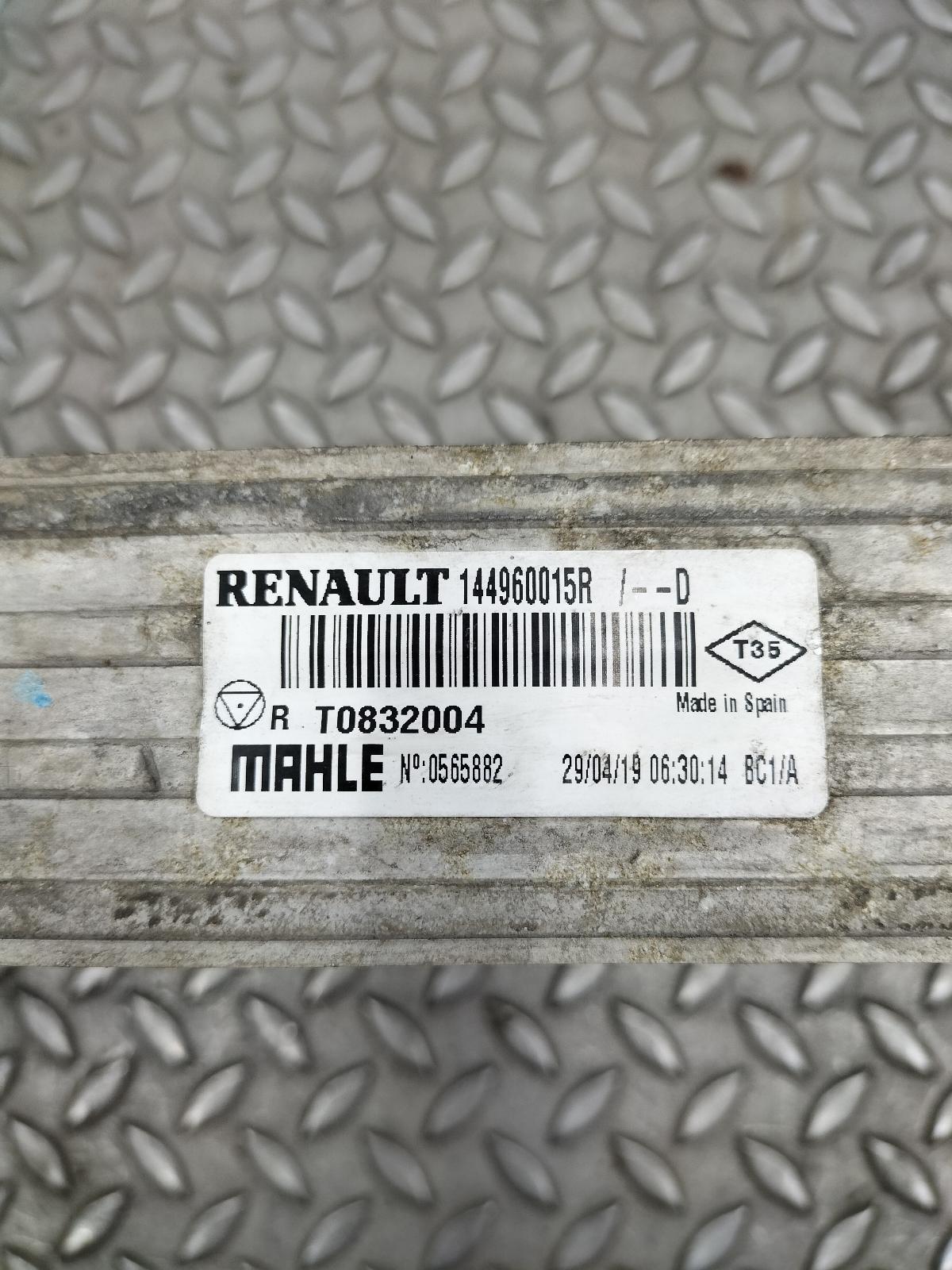 2019 RENAULT MASTER INTERKOELER View Auto part INTERKOELER RENAULT MASTER 2019
