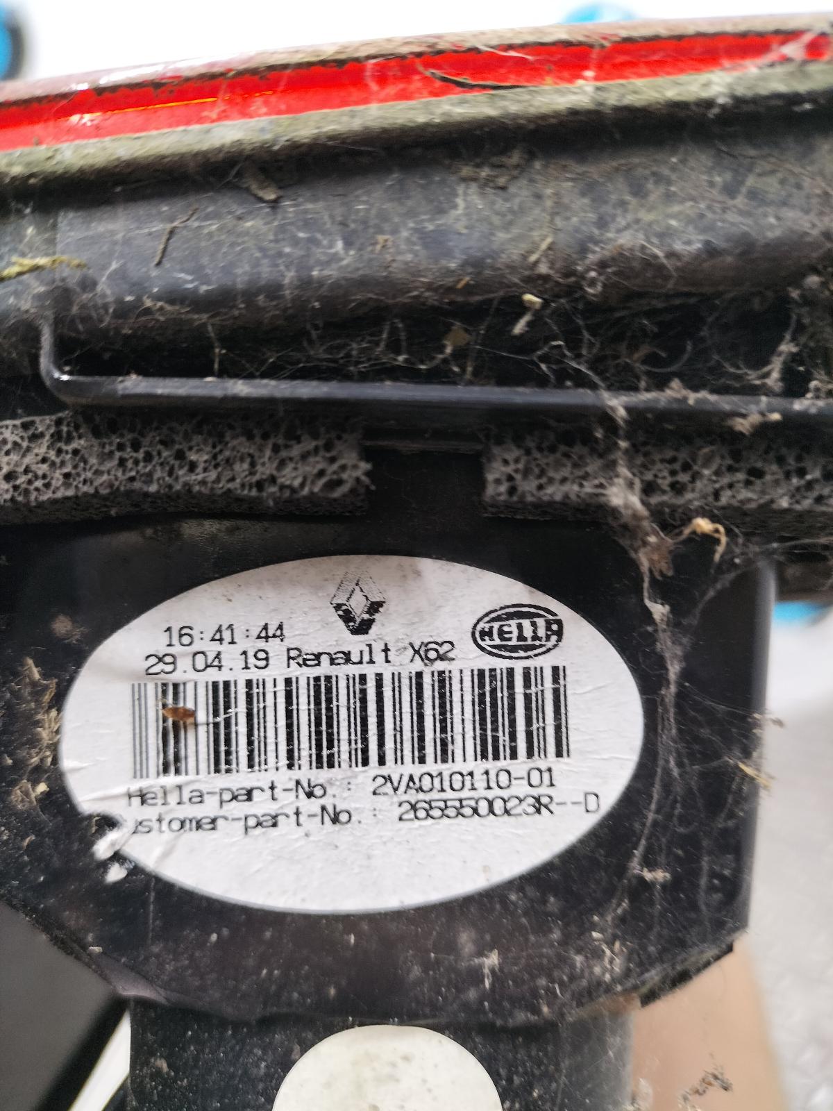2019 RENAULT MASTER ACHTERLICHT L View Auto part ACHTERLICHT L RENAULT MASTER 2019