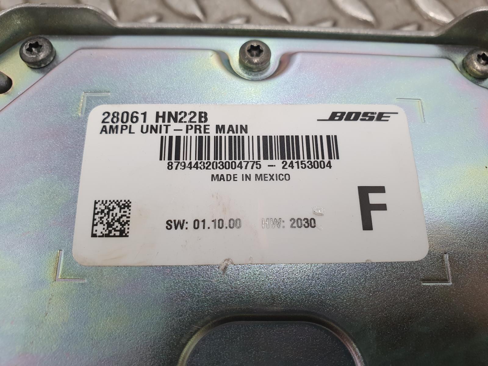 2024 NISSAN QASHQAI VERSTERKER UNIT AUDIO View Auto part VERSTERKER UNIT AUDIO NISSAN QASHQAI 2024
