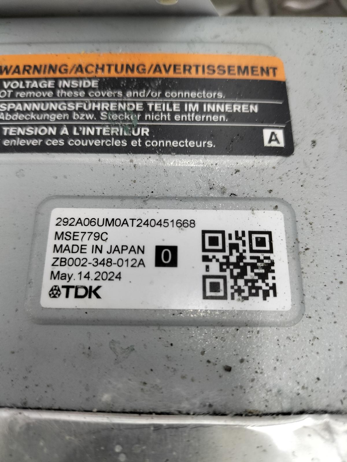 View Auto part EV / HYBRIDE ELEKTRONISCHE OMVORMER NISSAN QASHQAI 2024