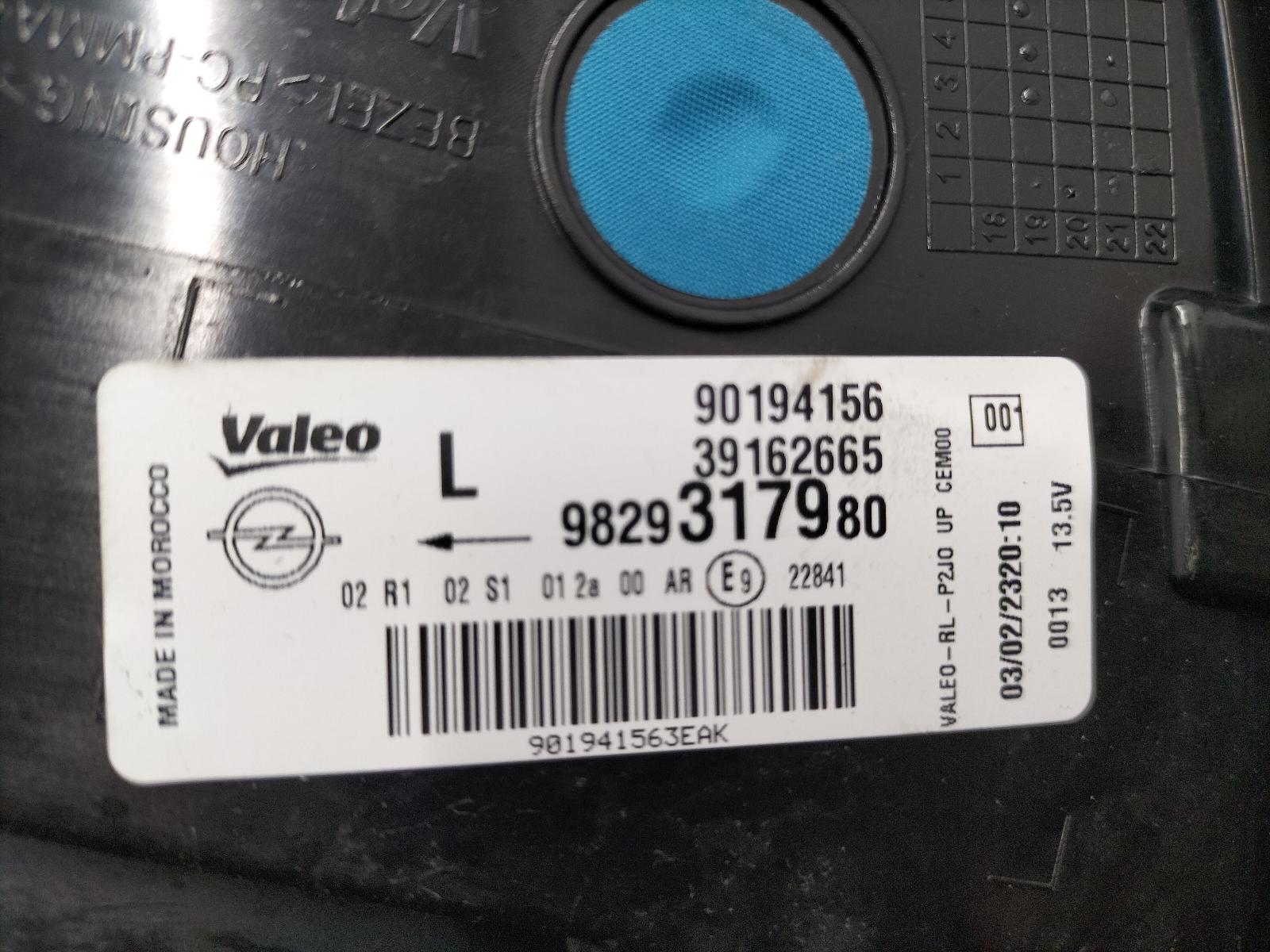 2023 OPEL / VAUXHALL CORSA ACHTERLICHT L View Auto part ACHTERLICHT L OPEL / VAUXHALL CORSA 2023
