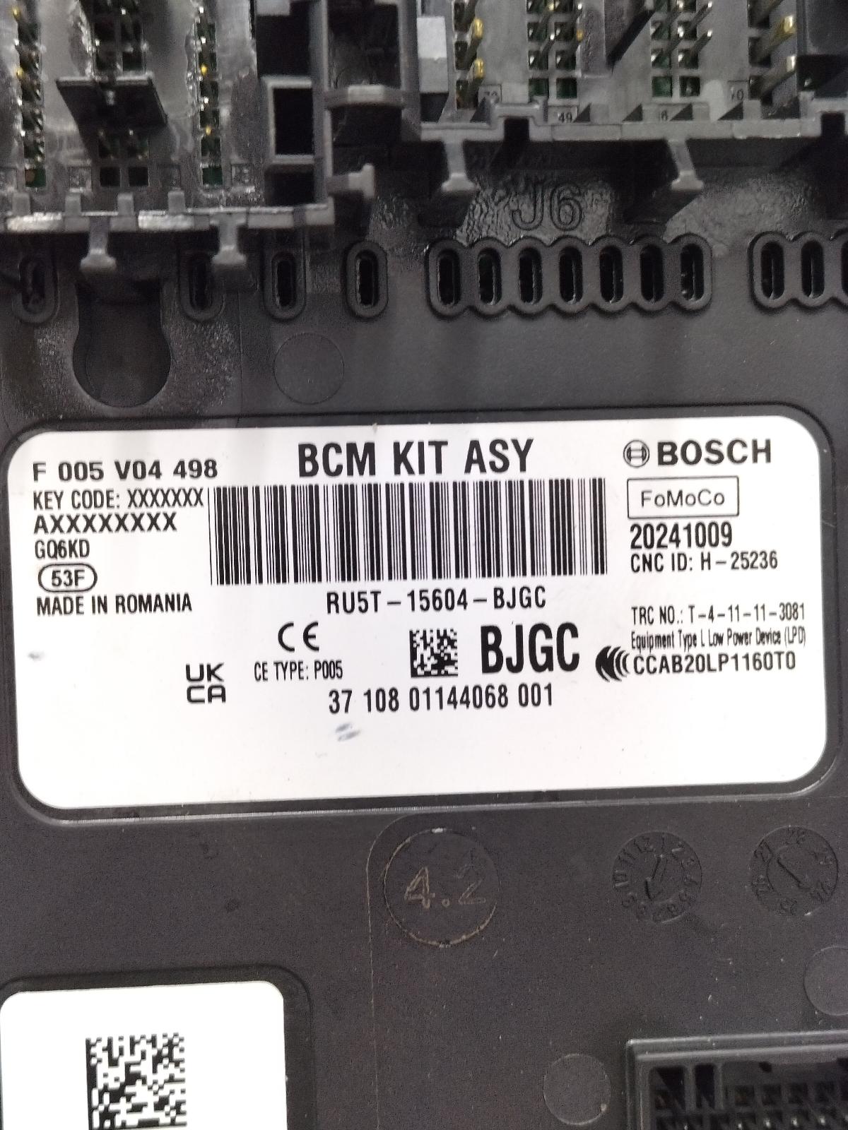 2024 FORD KUGA COMPUTER ECU View Auto part COMPUTER ECU FORD KUGA 2024