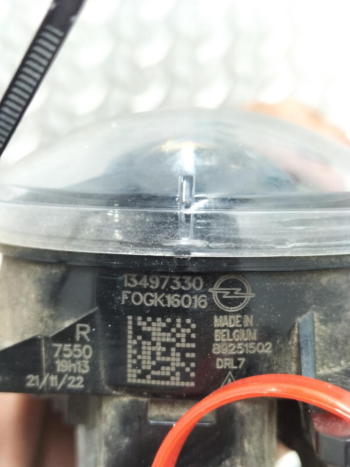 View Auto part MISTLAMP OPEL / VAUXHALL ASTRA 2023