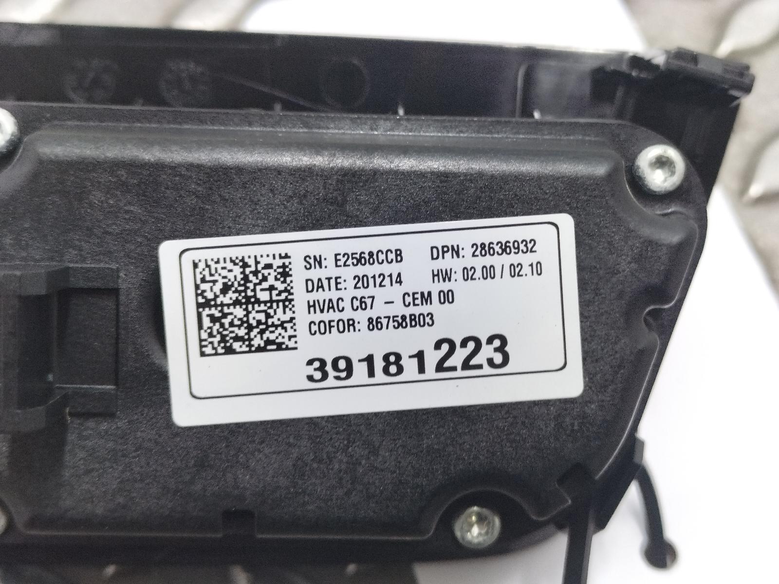 View Auto part KACHEL BEDIENINGSPANEEL OPEL / VAUXHALL CORSA 2021