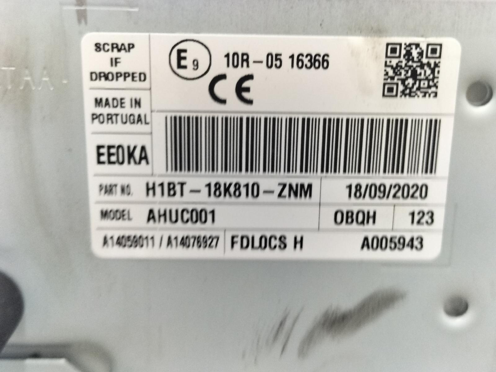 2020 FORD FIESTA NAVIGATIE View Auto part NAVIGATIE FORD FIESTA 2020