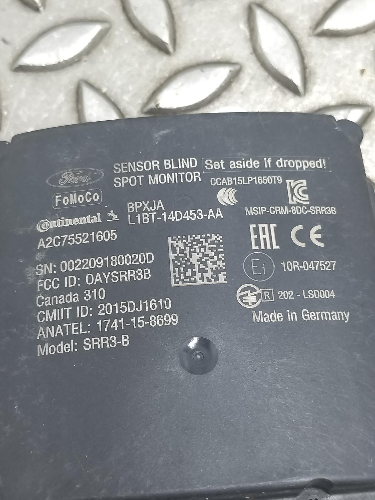 2020 FORD FIESTA SENSOR RADAR View Auto part SENSOR RADAR FORD FIESTA 2020