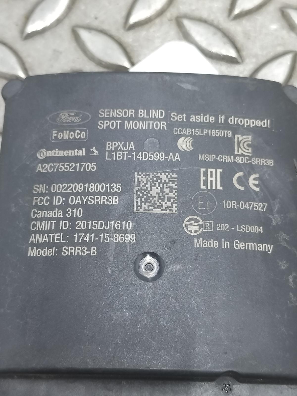 2020 FORD FIESTA SENSOR RADAR View Auto part SENSOR RADAR FORD FIESTA 2020