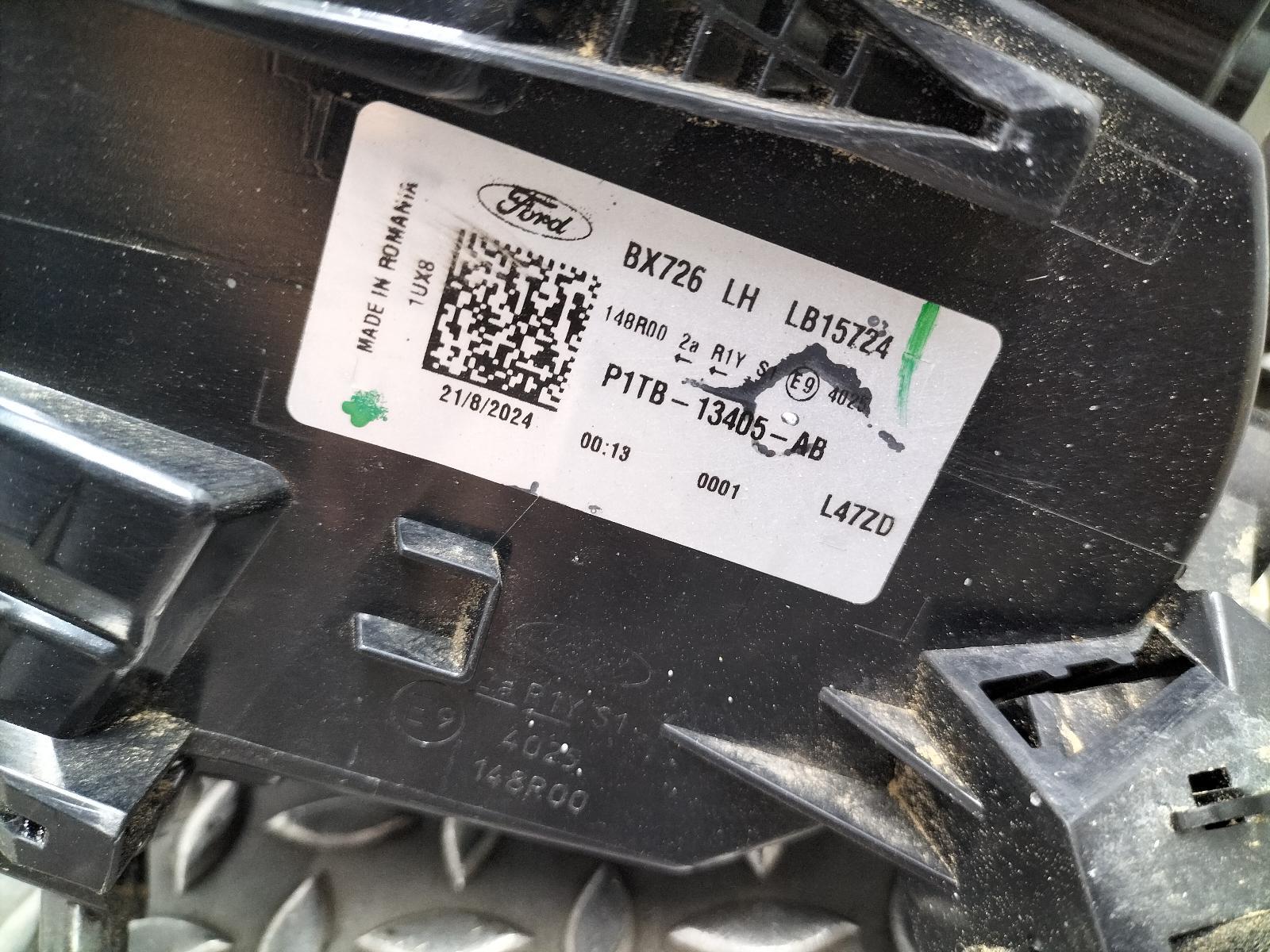 2024 FORD PUMA ACHTERLICHT L View Auto part ACHTERLICHT L FORD PUMA 2024