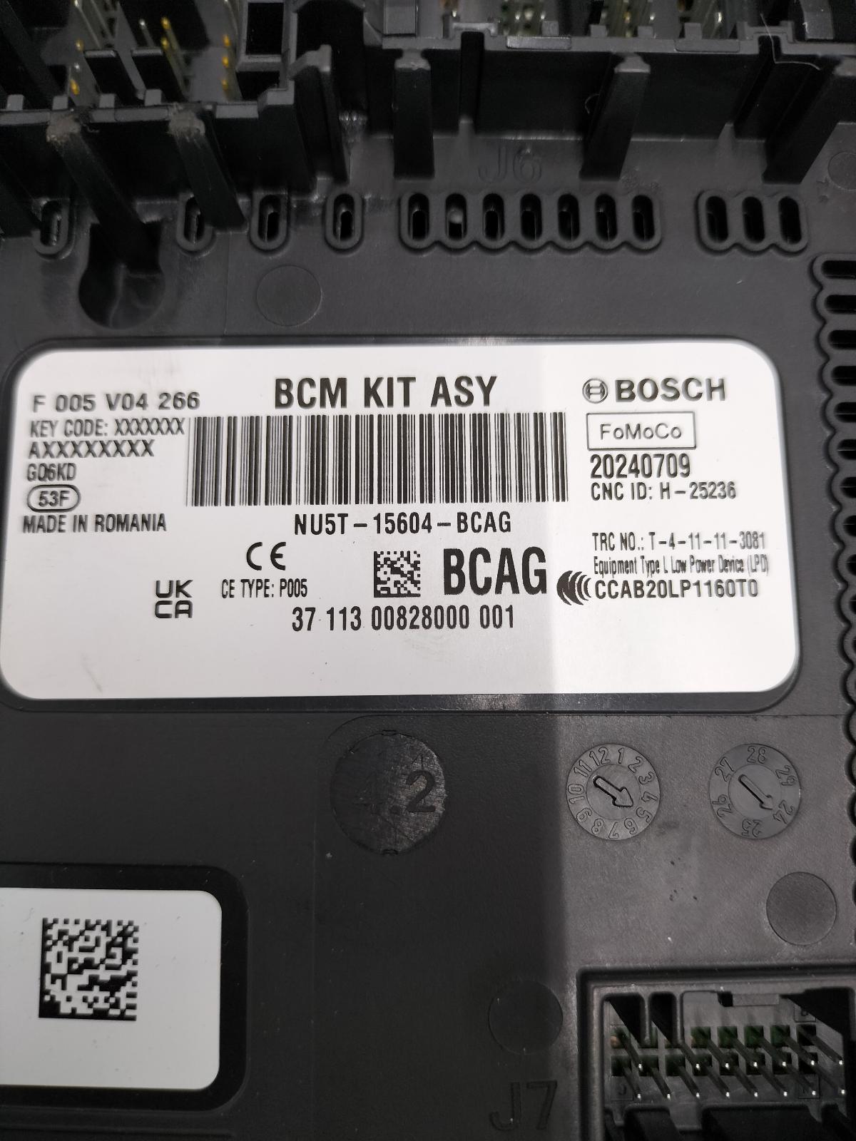 View Auto part COMPUTER ECU FORD TOURNEO COURIER 2024