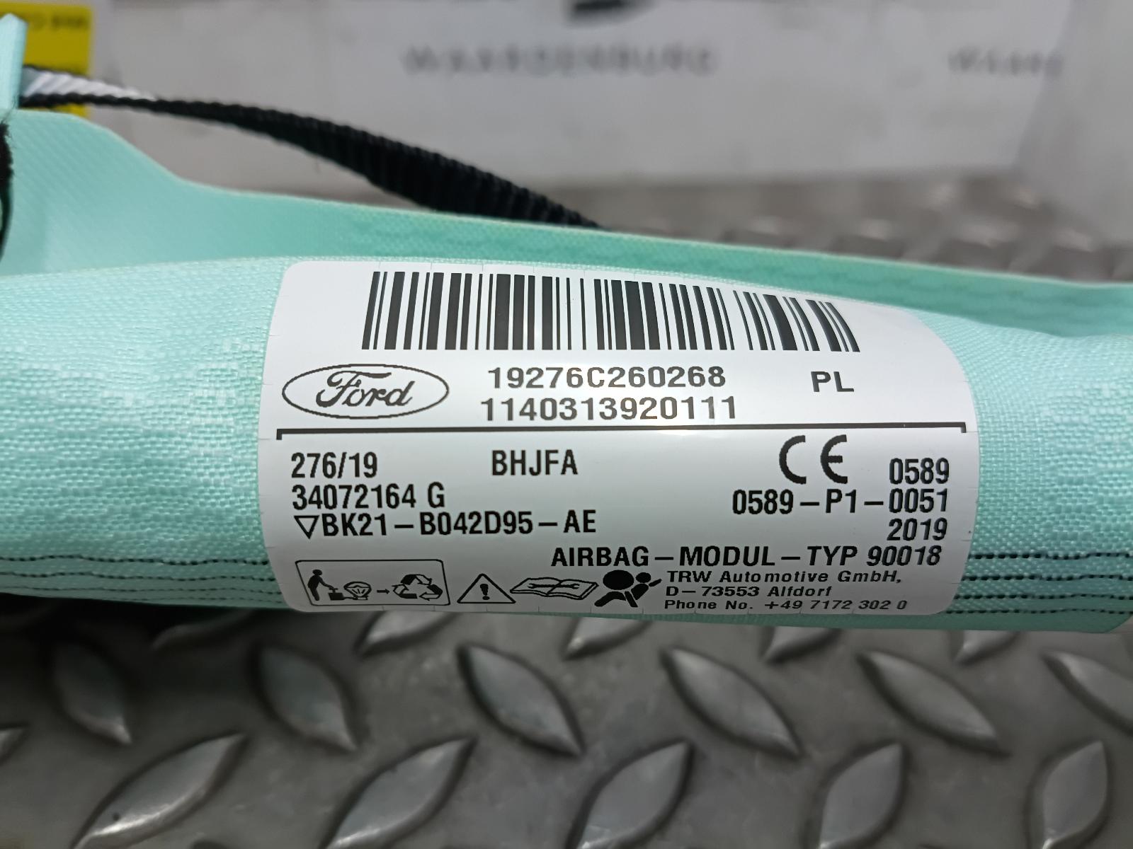 2019 FORD TRANSIT CUSTOM AIRBAG LINKS View Auto part AIRBAG LINKS FORD TRANSIT CUSTOM 2019