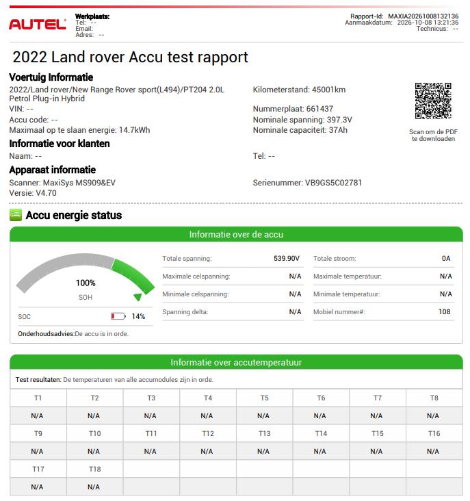 2022 LAND ROVER RANGE ROVER SPORT EV / HYBRIDE ACCU / BATTERIJ (HOOG VOLTAGE) View Auto part EV / HYBRIDE ACCU / BATTERIJ (HOOG VOLTAGE) LAND ROVER RANGE ROVER SPORT 2022