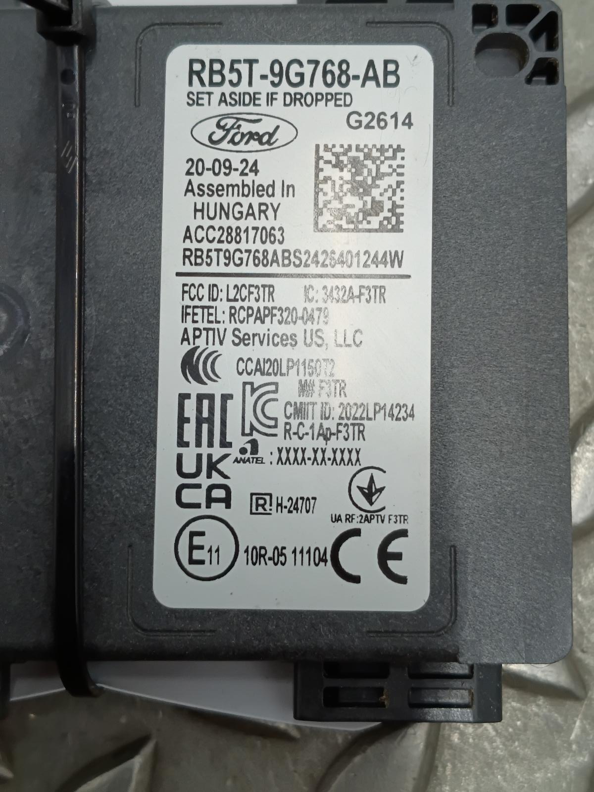 2024 FORD PUMA SENSOR RADAR View Auto part SENSOR RADAR FORD PUMA 2024