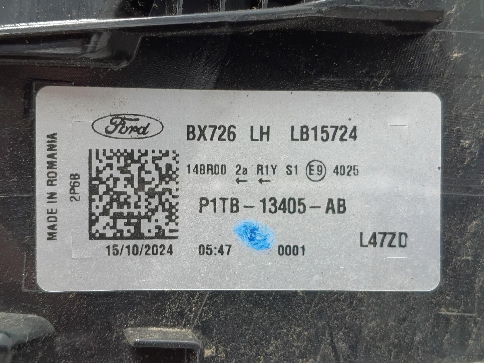View Auto part ACHTERLICHT L FORD PUMA 2024