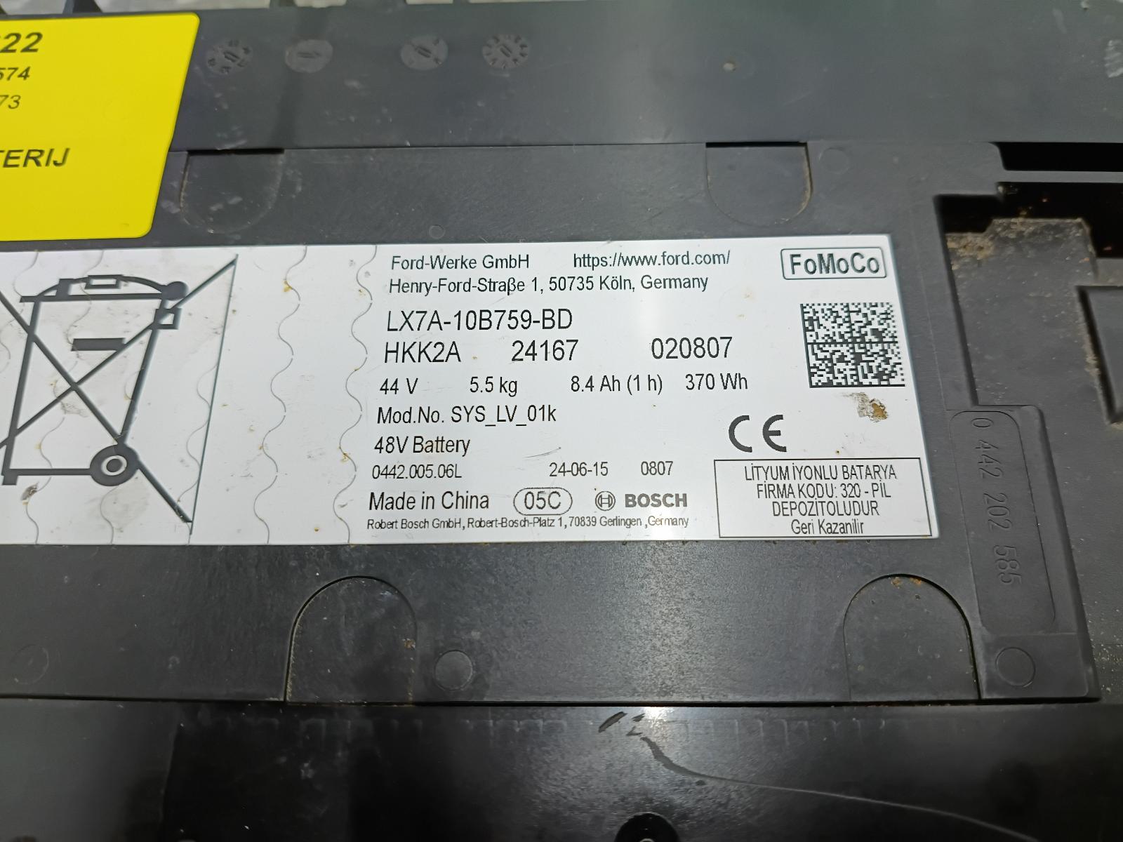 View Auto part EV / HYBRIDE ACCU / BATTERIJ (HOOG VOLTAGE) FORD PUMA 2024