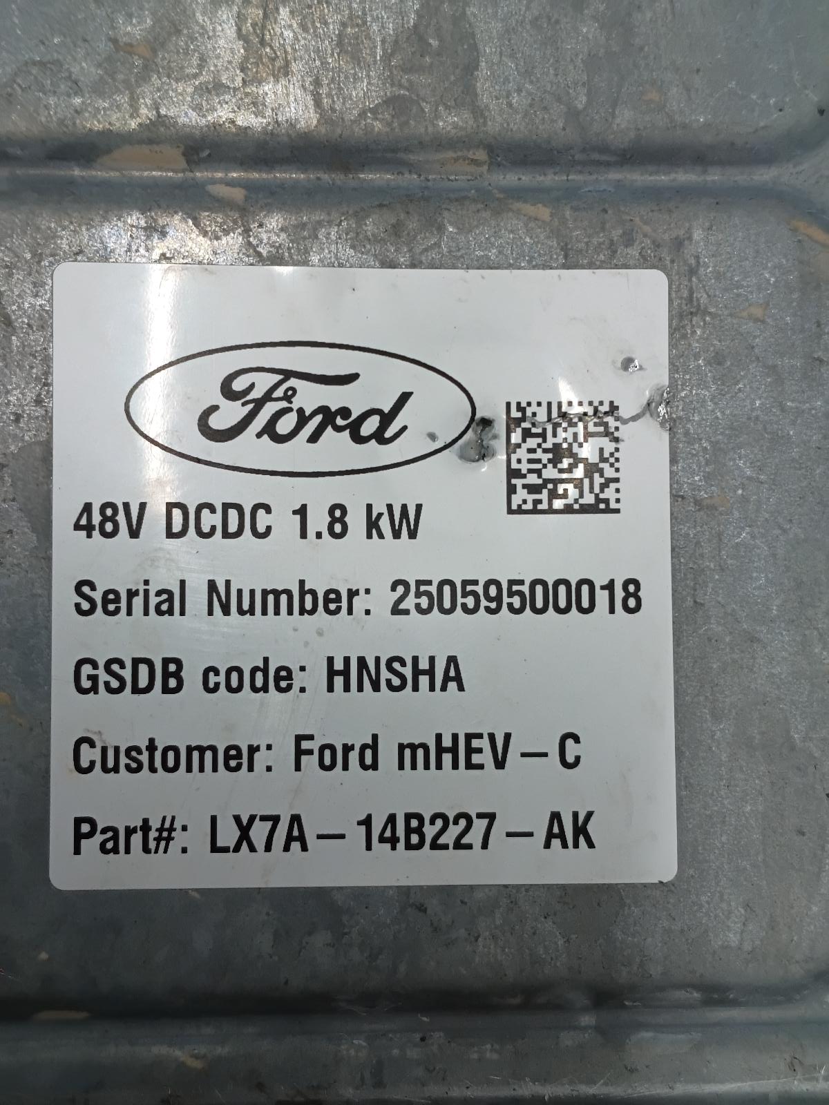 2025 FORD PUMA COMPUTER ECU View Auto part COMPUTER ECU FORD PUMA 2025