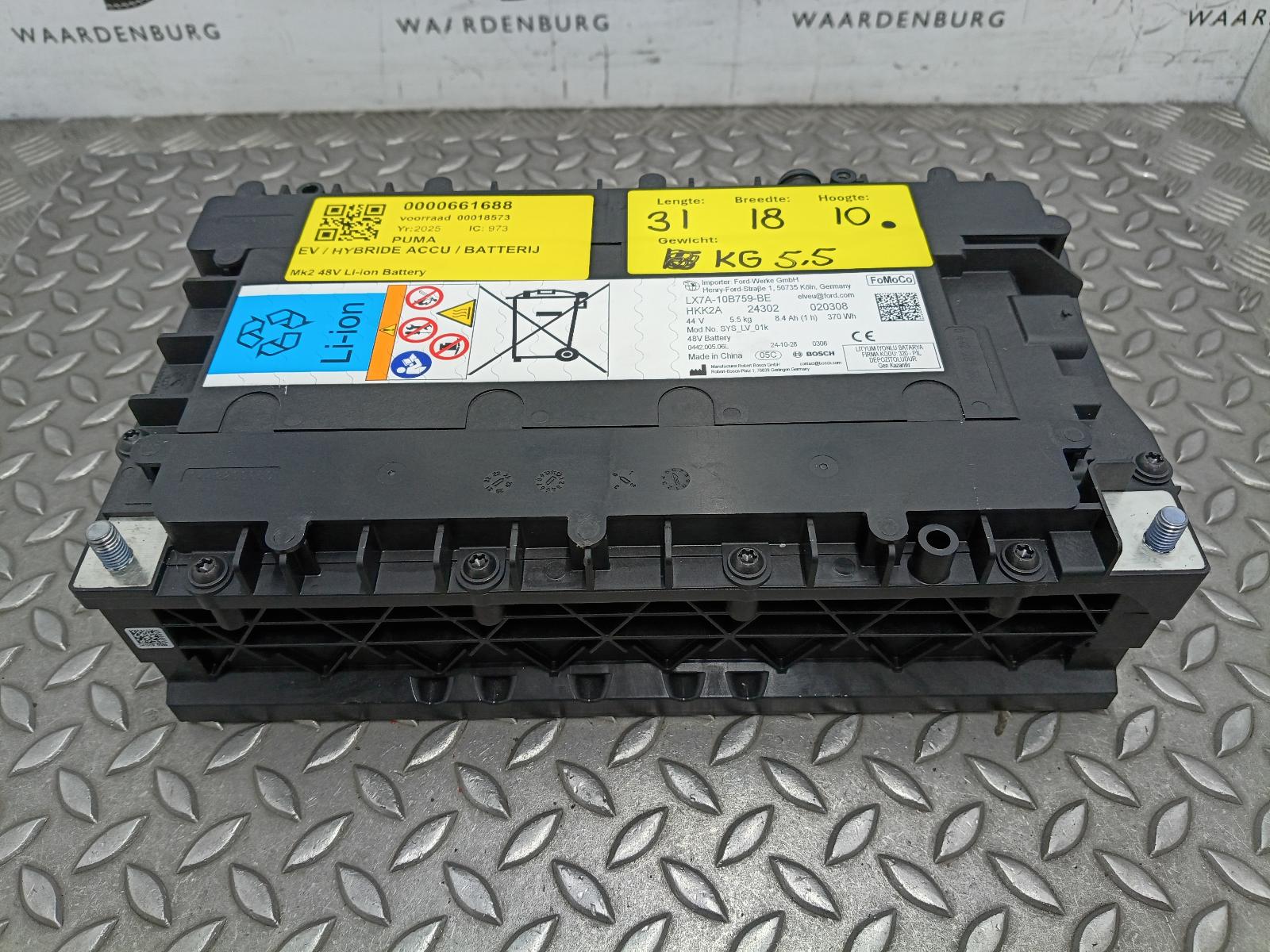 Bekijk Auto-onderdeel EV / HYBRIDE ACCU / BATTERIJ (HOOG VOLTAGE) FORD PUMA 2025