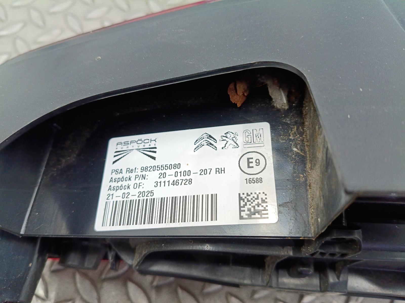 2025 CITROEN BERLINGO ACHTERLICHT R View Auto part ACHTERLICHT R CITROEN BERLINGO 2025