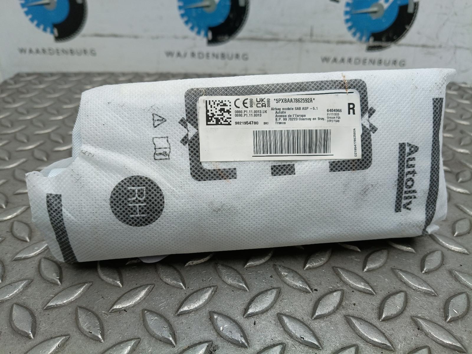 Bekijk Auto-onderdeel AIRBAG RECHTS PEUGEOT 208 2025