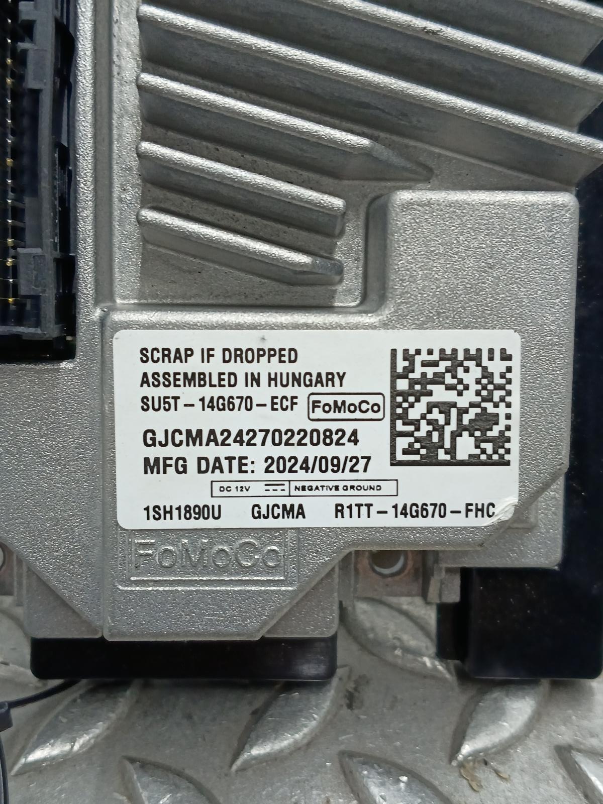 2024 FORD PUMA COMPUTER ECU View Auto part COMPUTER ECU FORD PUMA 2024
