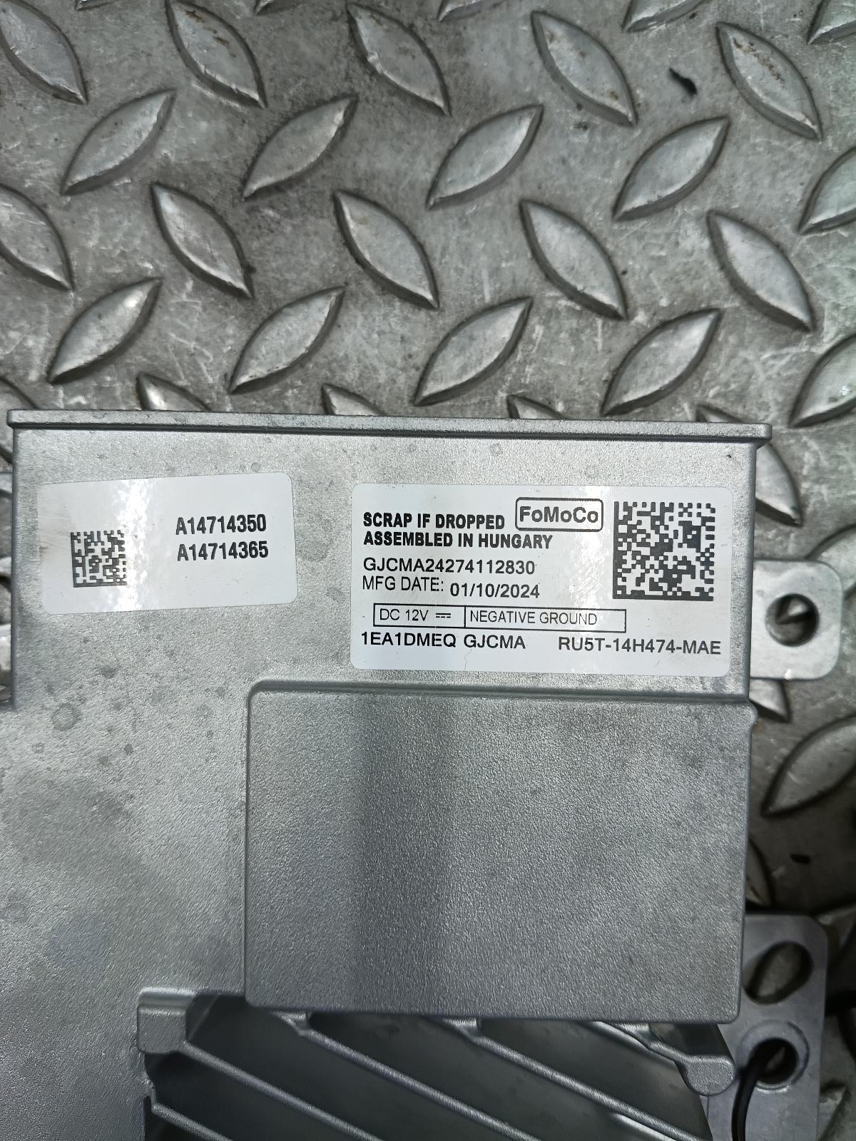 2024 FORD PUMA COMPUTER ECU View Auto part COMPUTER ECU FORD PUMA 2024