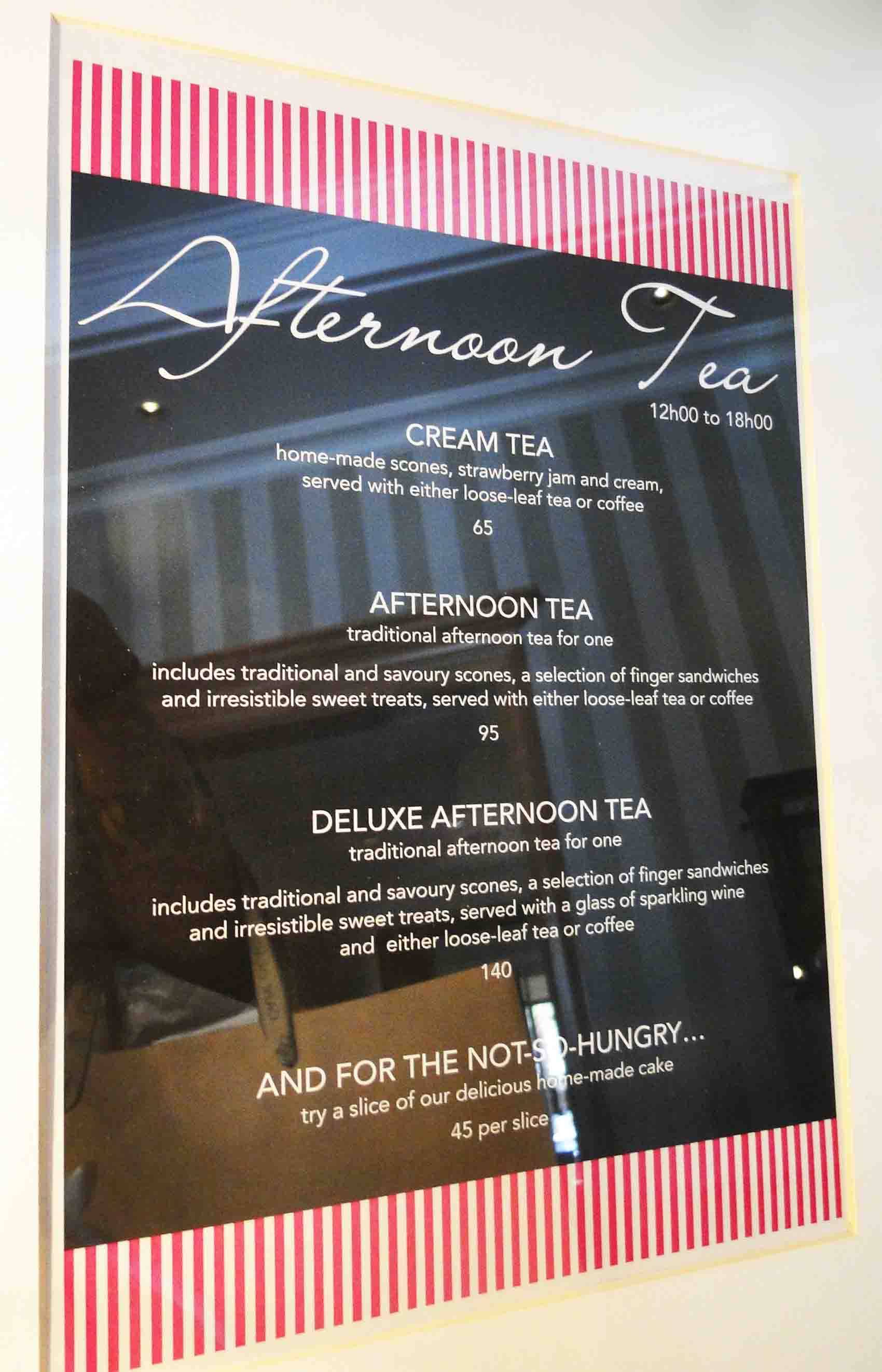 Top 10 High Teas in Cape Town High Tea Menus