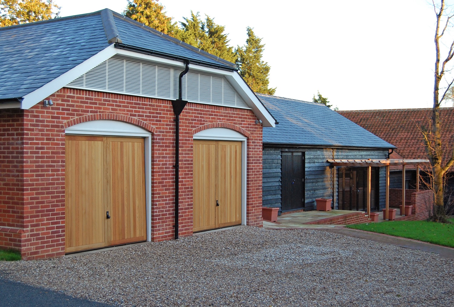 Swimming pool and Garage Building by Tricker Blackie Associates Ltd
