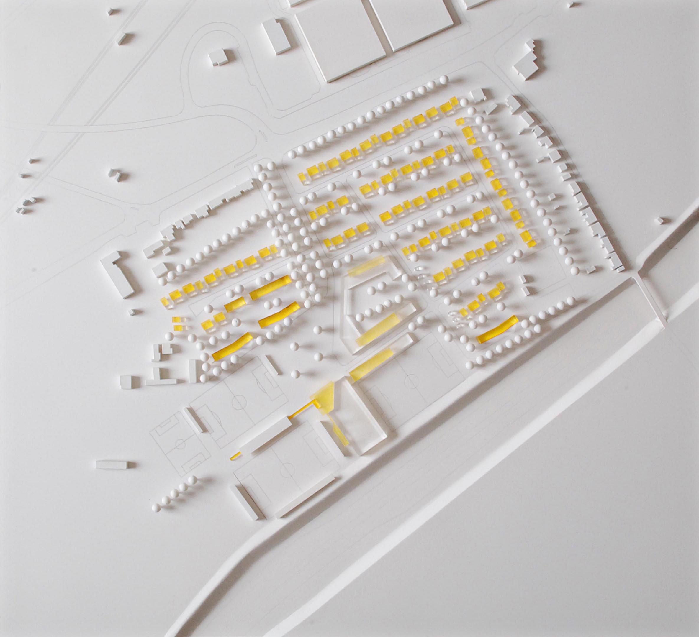 Sports Stadium & MixedUse Development Aveley by Robin Walker Architects