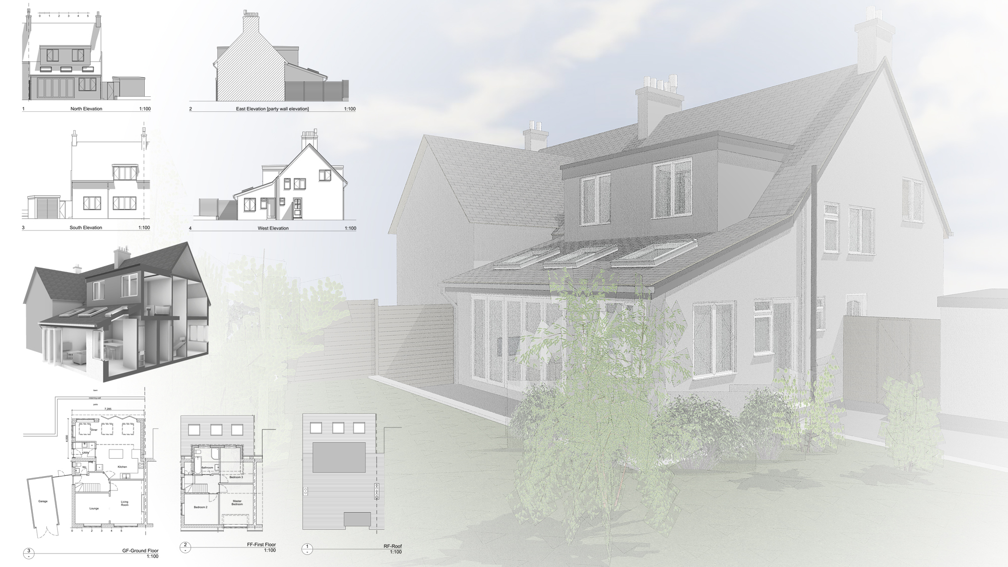 Two Storey Extension and Internal Alterations by Atherstone White