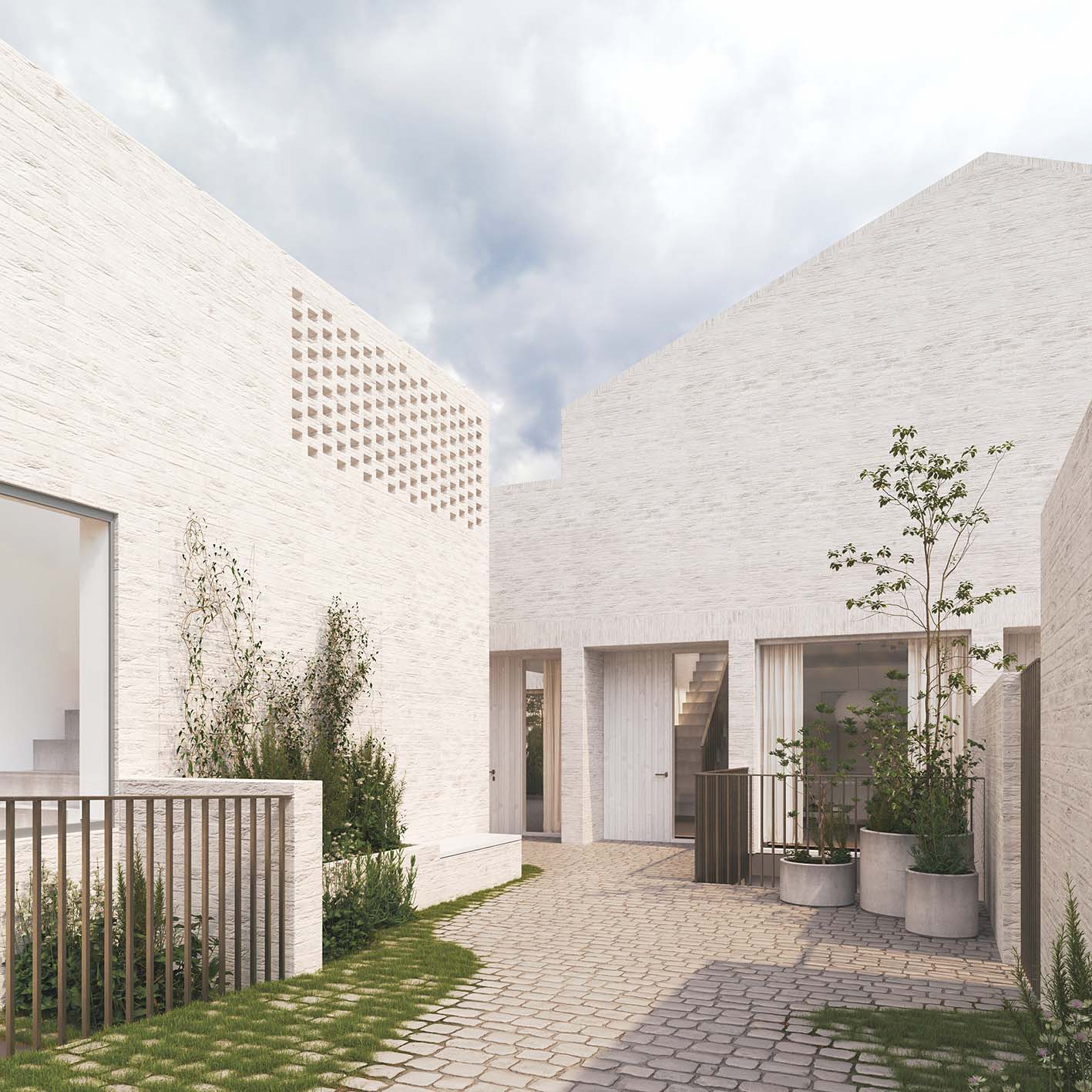 Mews houses London by Bindloss Dawes Architects